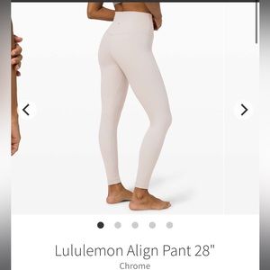 Lululemon Align Chrome 28”